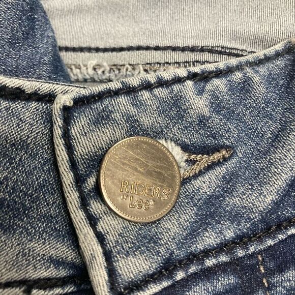 RIDERS By Lee Women’s Mid Rise Slim‎ Straight Size 16L Inseam 33.5 - Picture 4 of 12
